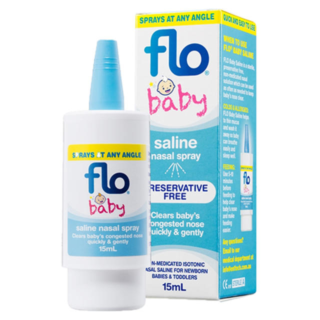FLO Baby Saline+滴鼻喷雾液 15ml