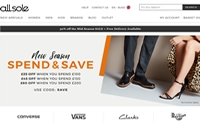 Allsole美国 加拿大：英国一家专门出售品牌鞋子的网站