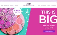 Tarte Cosmetics官网：美国最受欢迎的化妆品公司之一