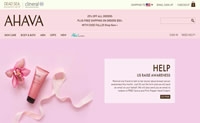 AHAVA美国官方网站：死海海泥护肤品牌