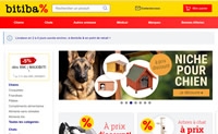 法国低价在线宠物商店：bitiba fr
