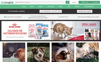 瑞典在互联网上最大的宠物商店：Animail