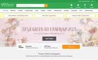 新加坡鲜花速递 新加坡网上花店：Ferns N Petals