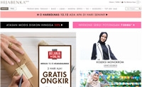 印尼穆斯林时尚购物网站：Hijabenka