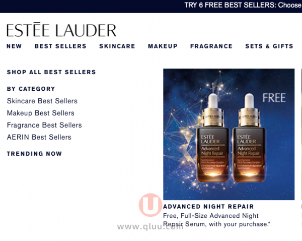 雅诗兰黛美国官网入口地址？