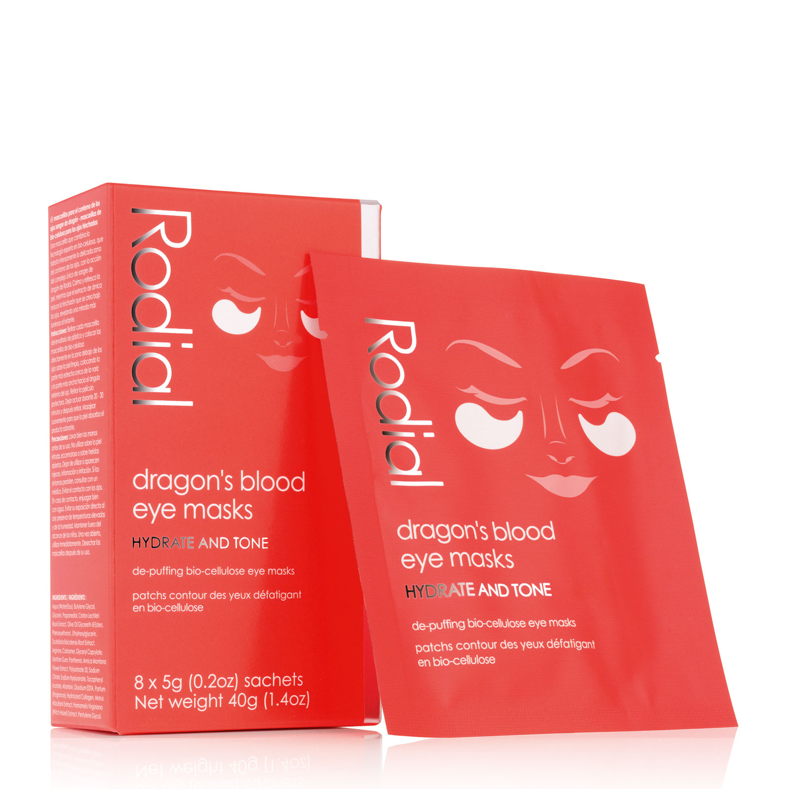 Rodial 柔黛 龙血舒缓补水眼膜 8 x 5g