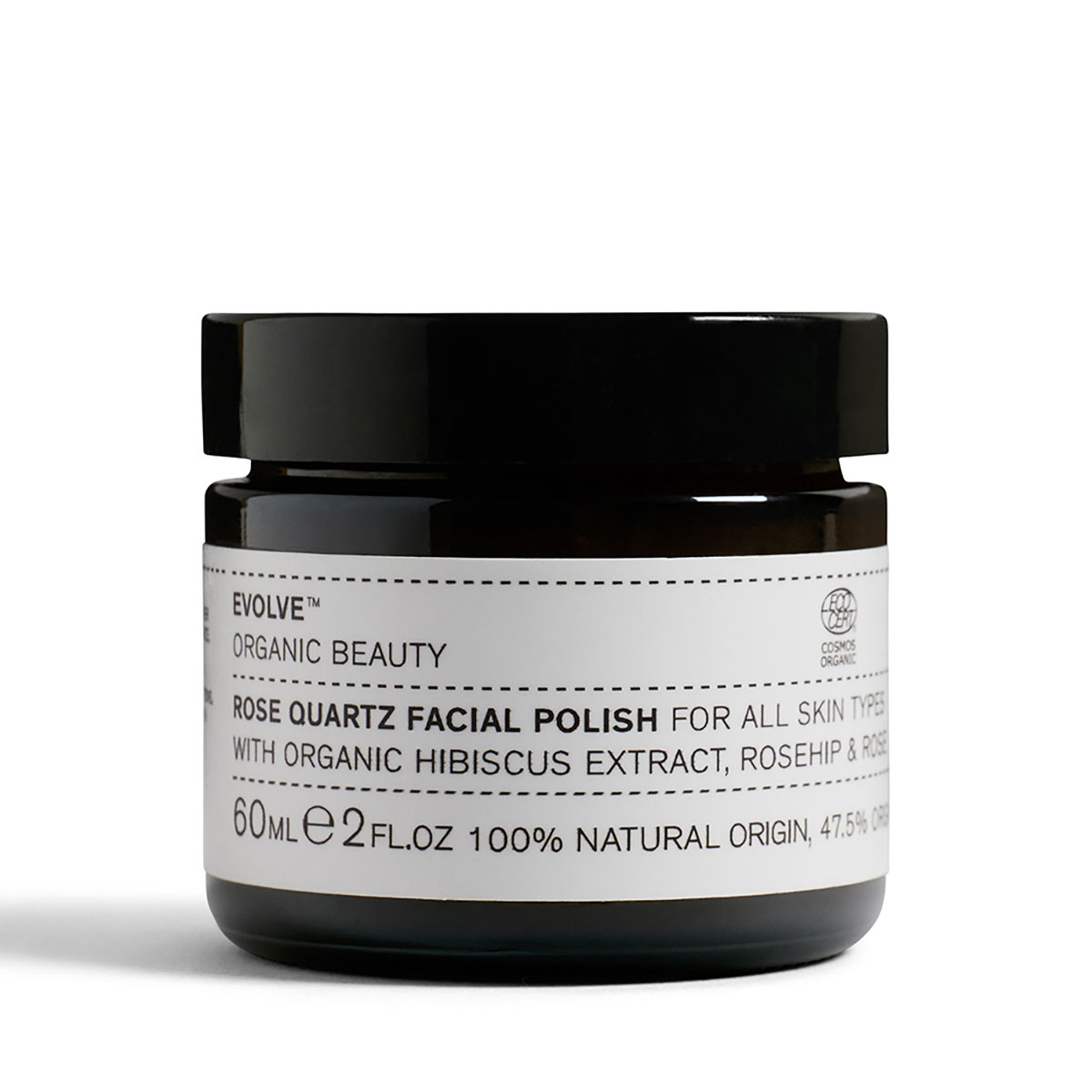 Evolve Beauty 玫瑰石英面部去角质磨砂膏 60ml