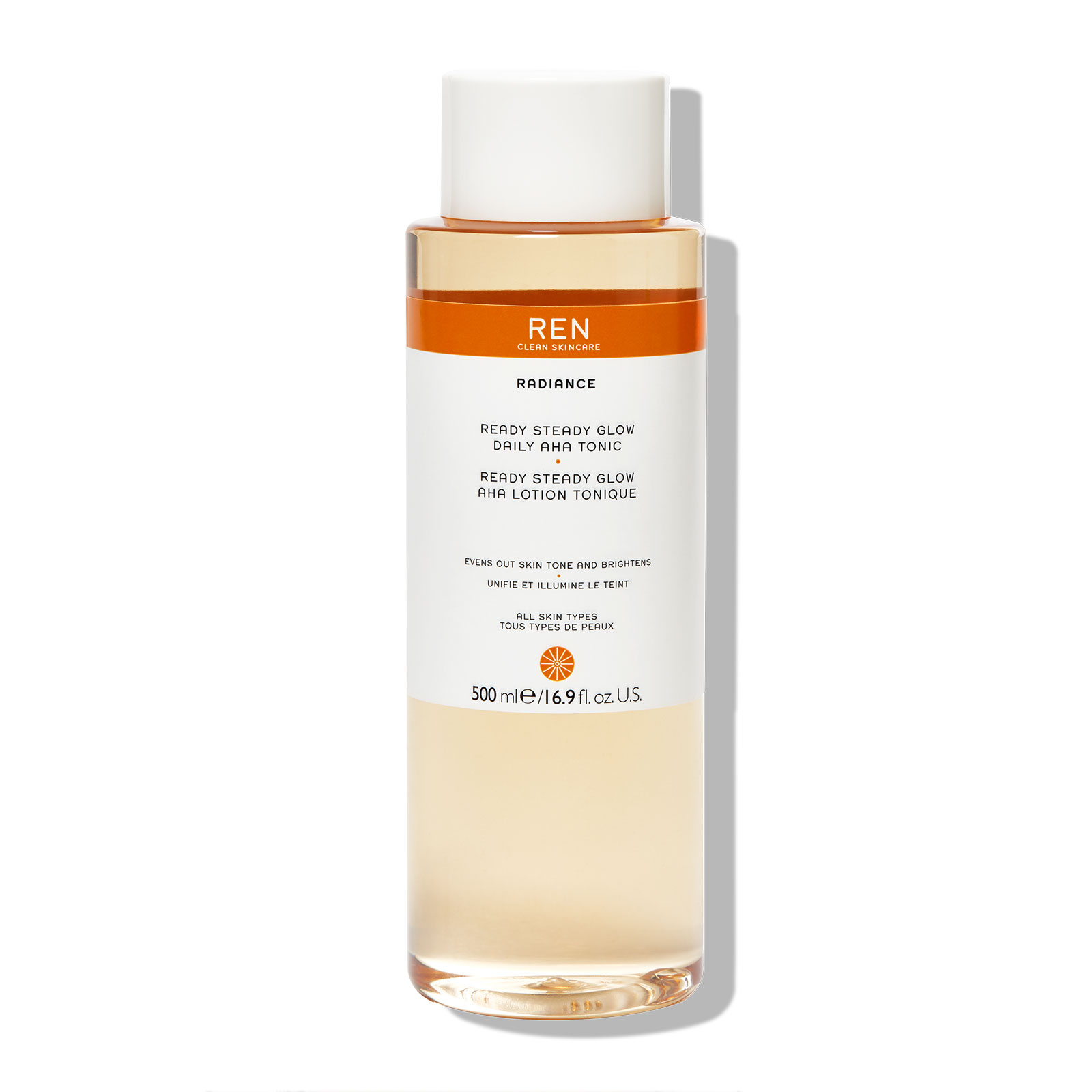 REN Clean Skincare 亮白光泽果酸爽肤水 500ml