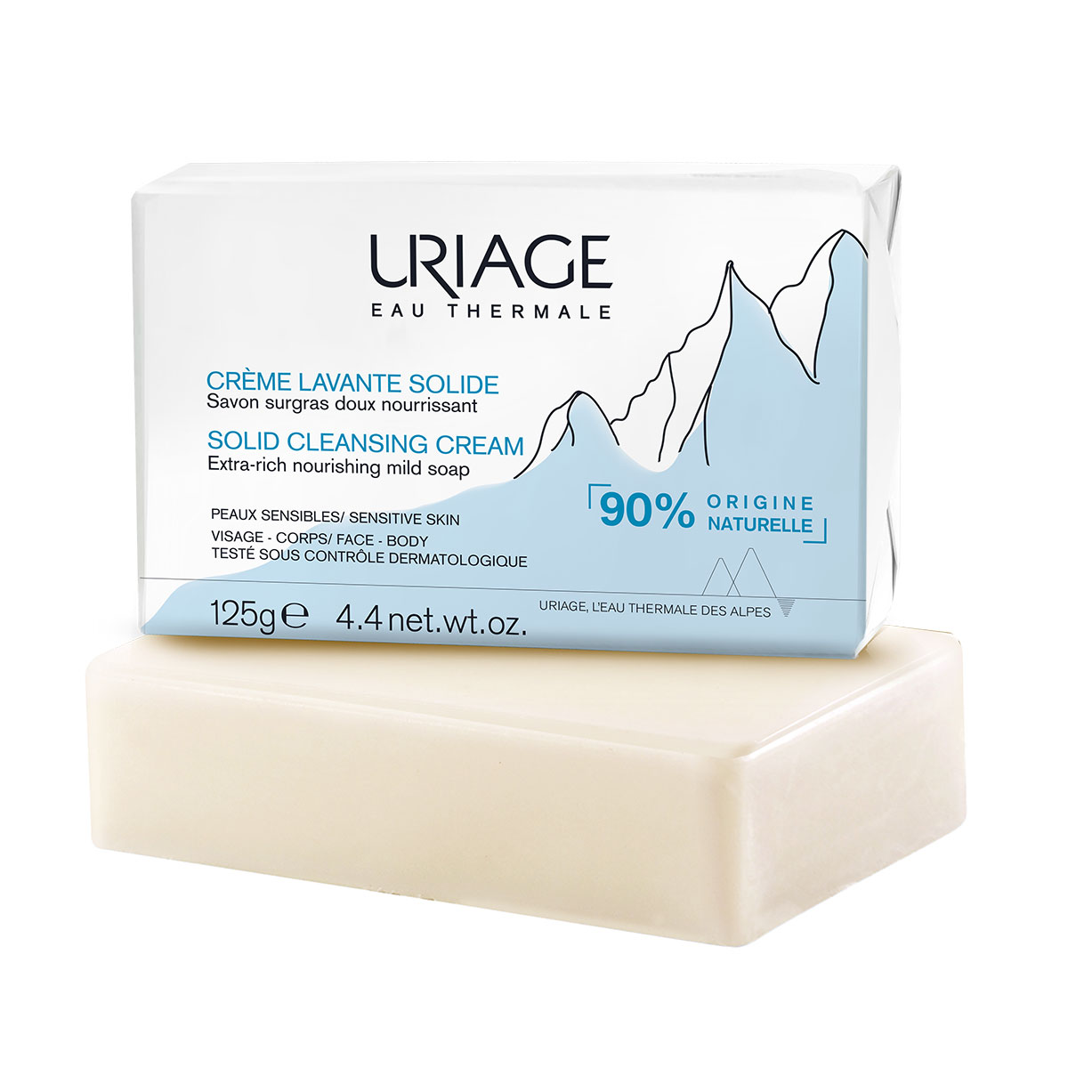 Uriage 依泉 二合一温和滋养固体洁面皂 125g