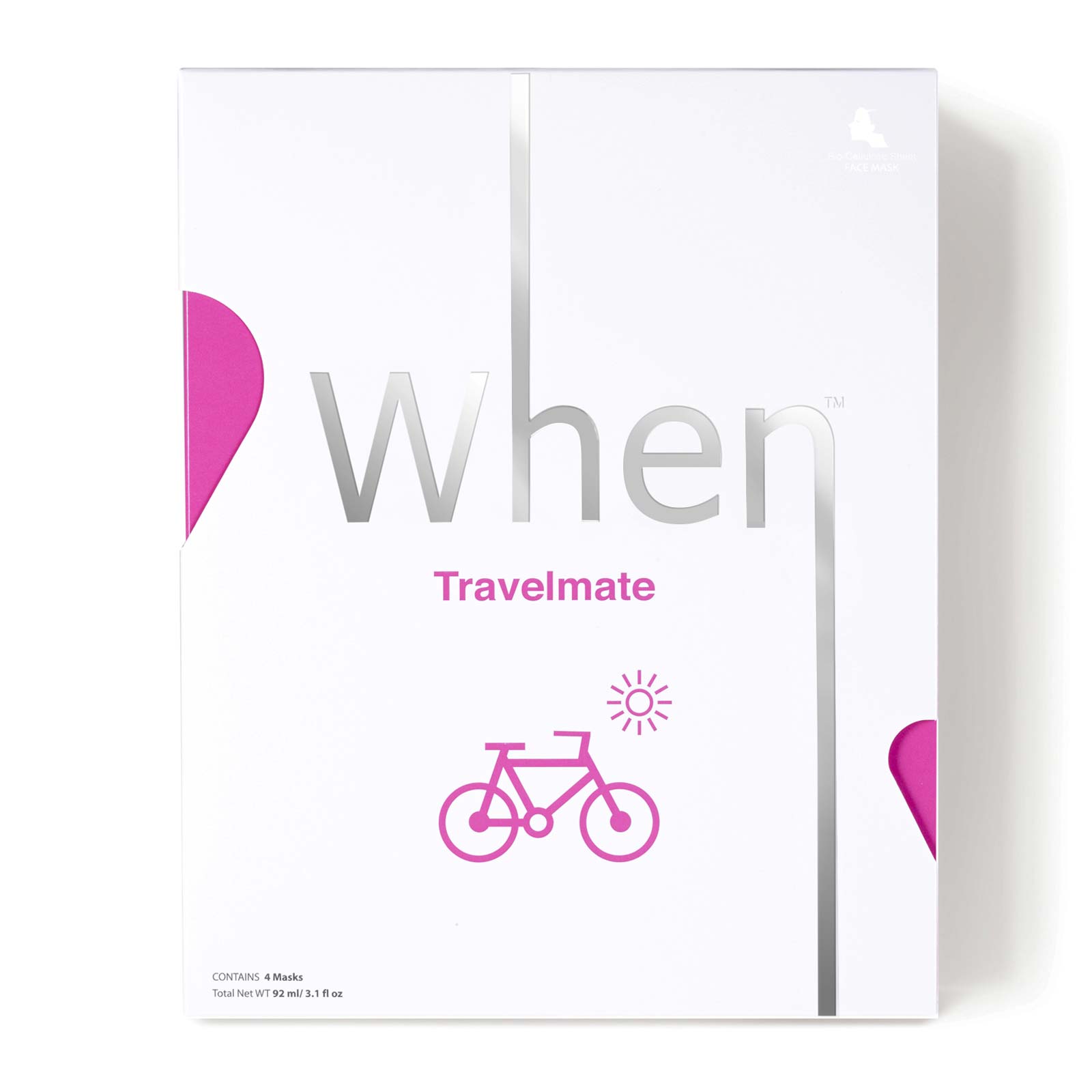 When Beauty 洋甘菊舒缓保湿面膜 4片