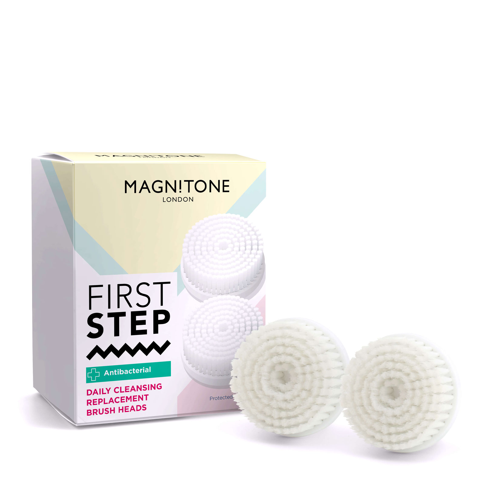 Magnitone 洁面刷头替换装 2个