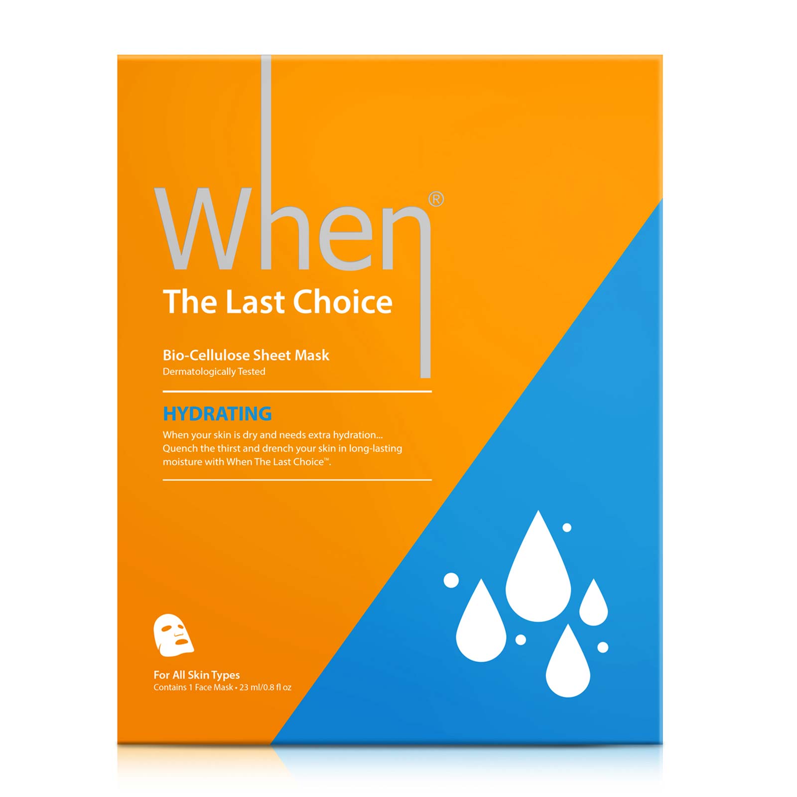 When Beauty 透明质酸水润保湿面膜 1片