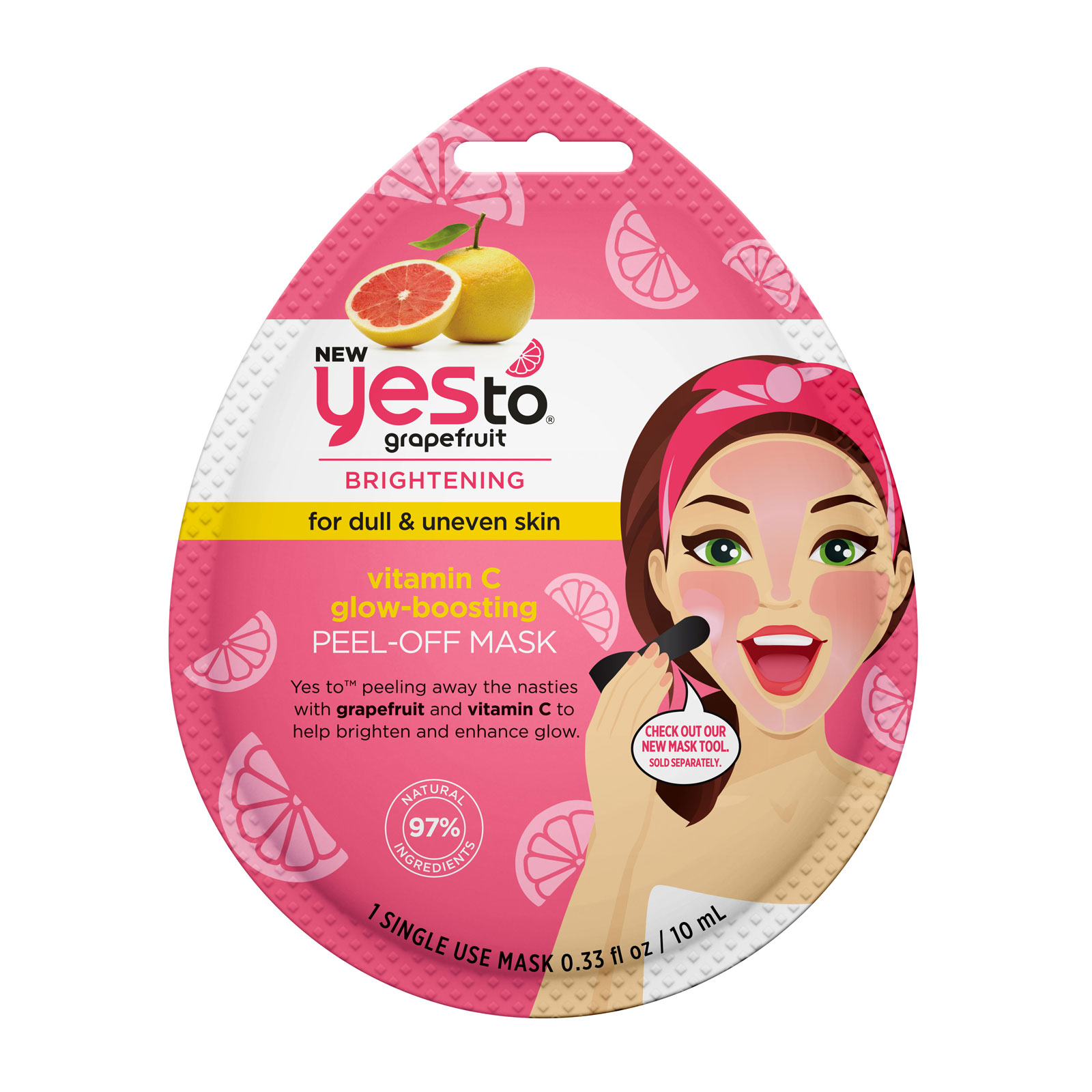 Yes To 葡萄柚撕拉式面膜 10ml