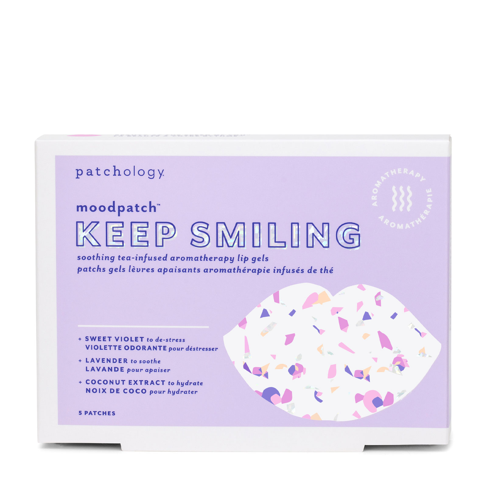 Patchology 紫罗兰保湿舒缓唇膜 5片