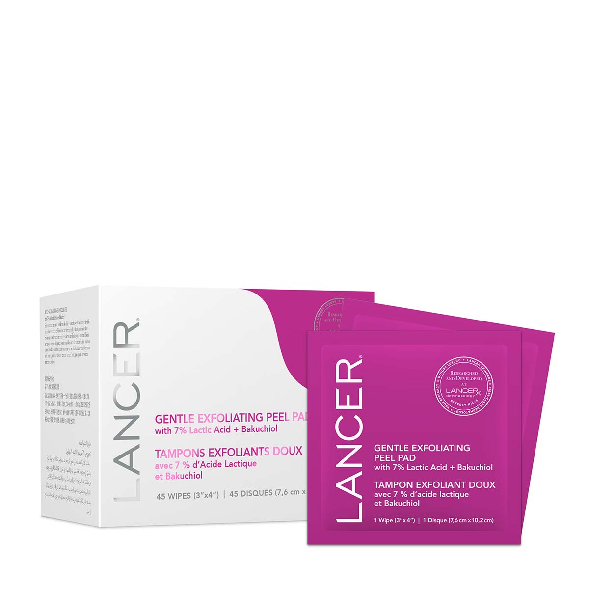 Lancer 澜澈 温和去角质洁肤棉片 45片