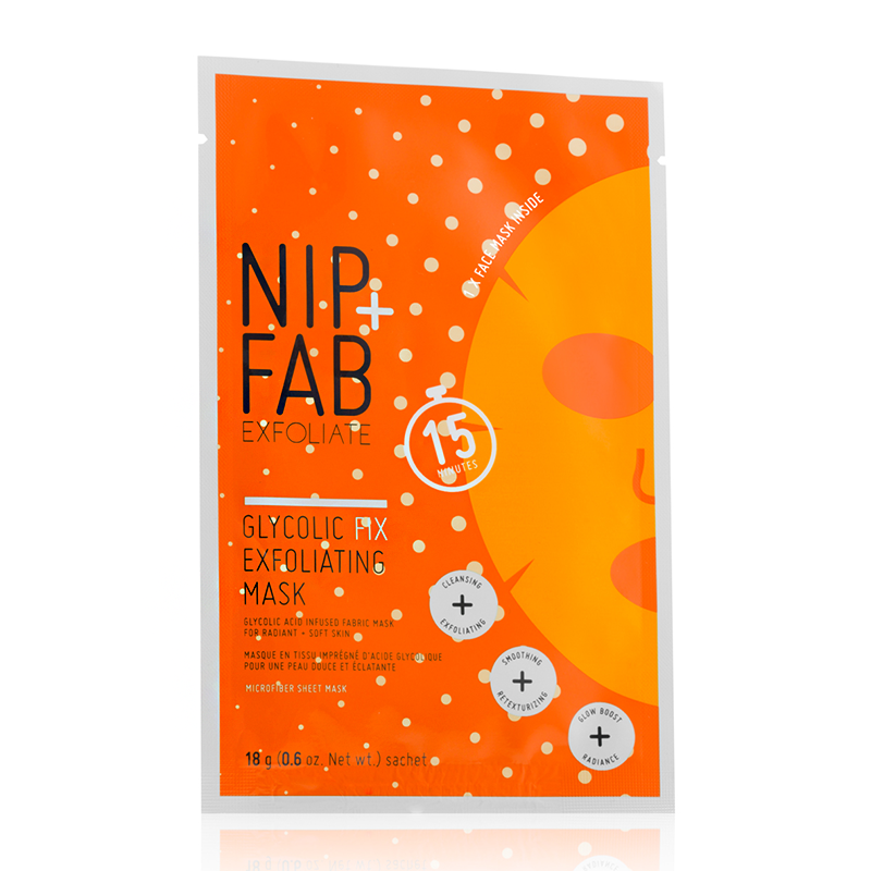 NIP+FAB 乙醇酸修护去角质片状面膜 23g