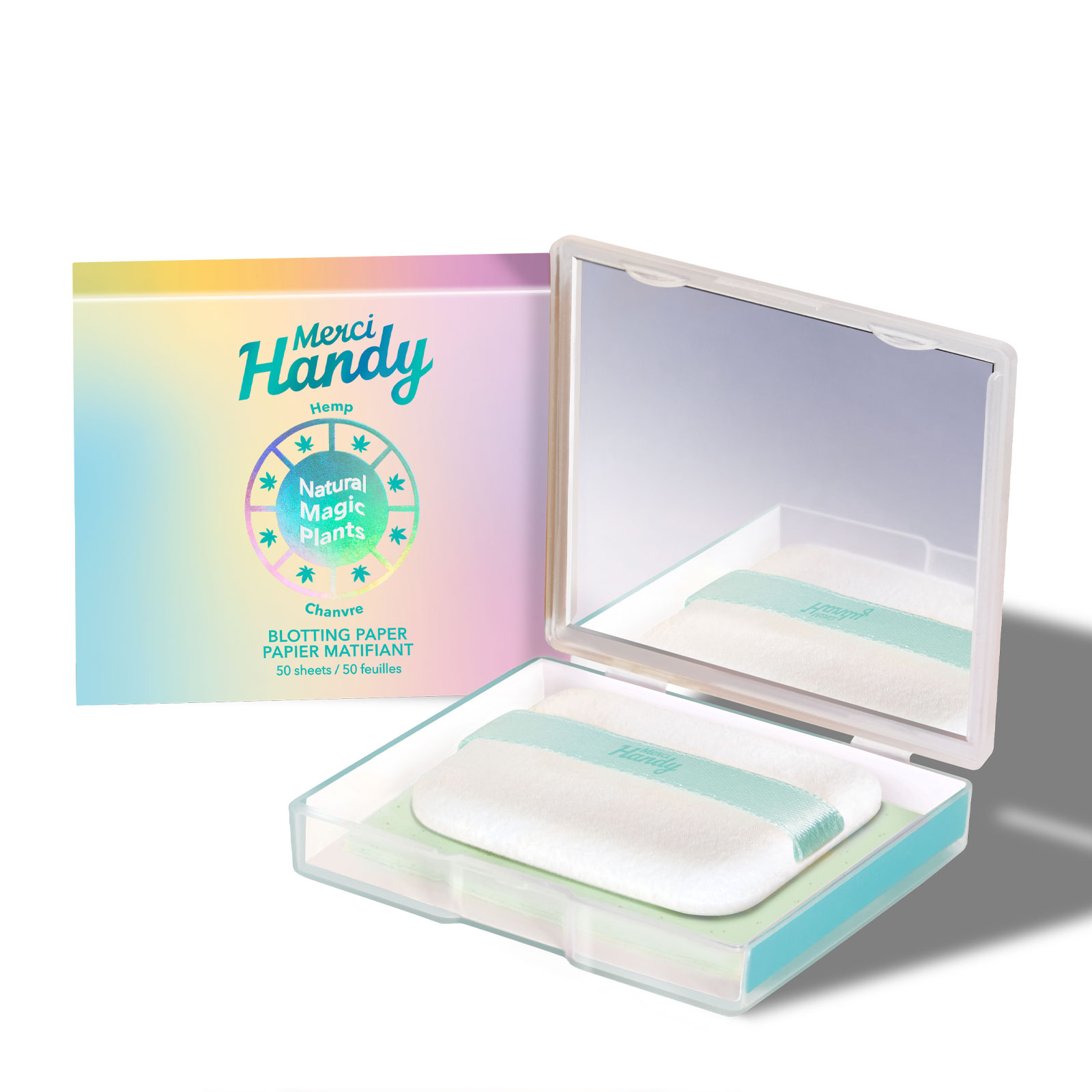 Merci Handy 绿茶粉扑吸油纸