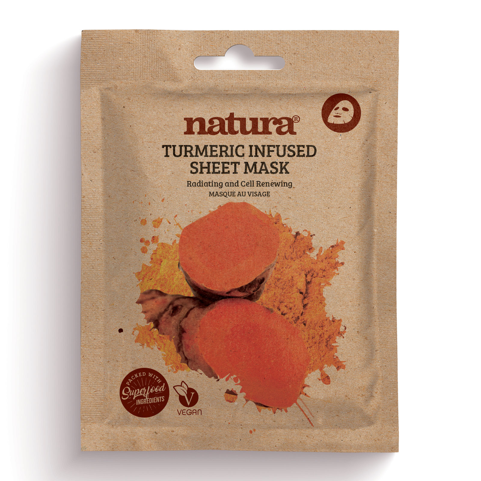 BeautyPro Natura天然姜黄抗衰老滋润亮肤面膜 1包