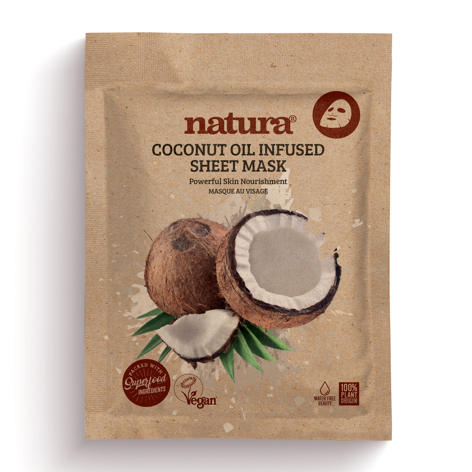 BeautyPro Natura椰子油滋润保湿修复面膜 22ml