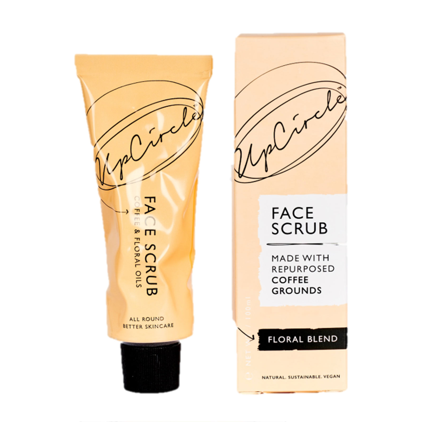 UpCircle 混合花卉香净肤面部磨砂膏 100ml