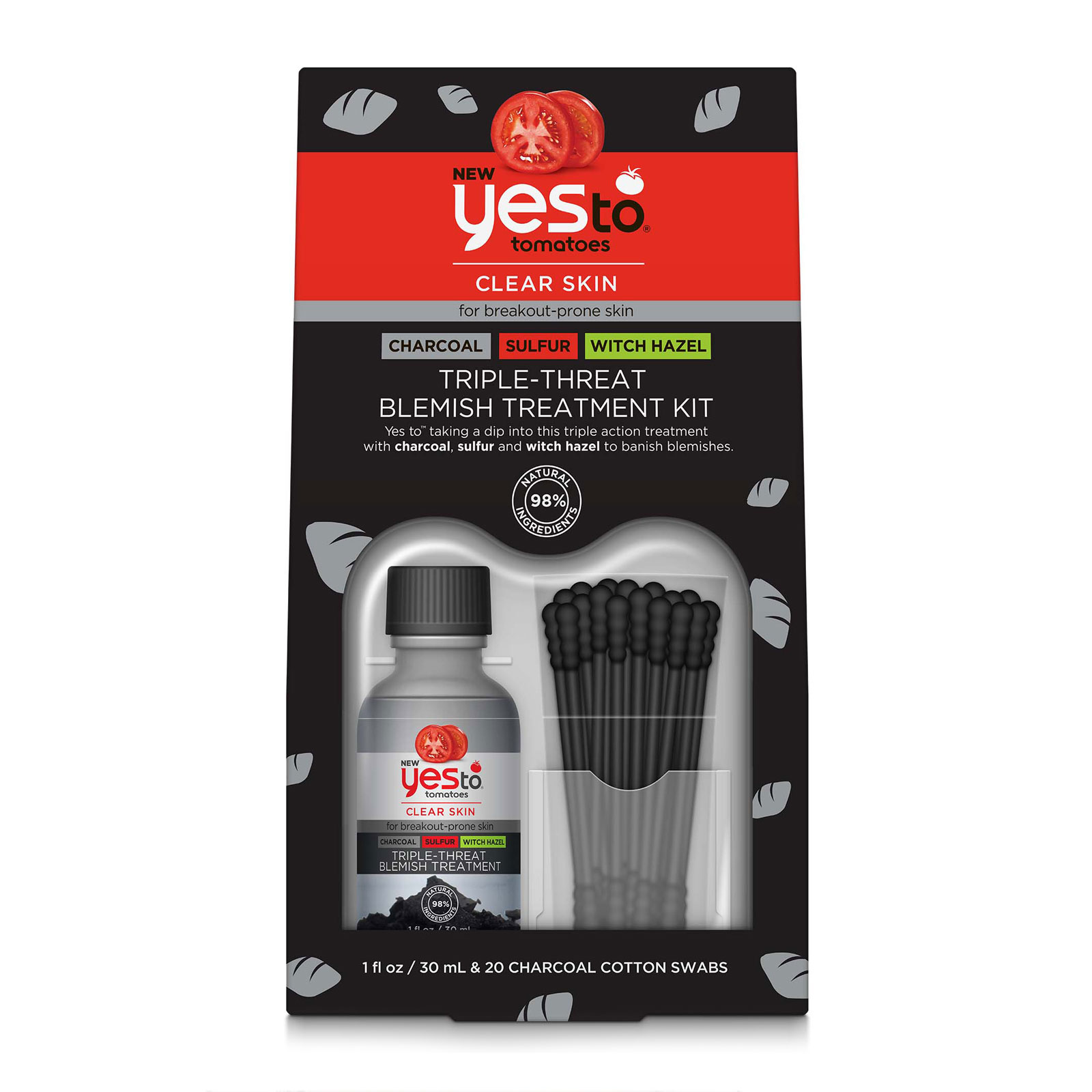 Yes To Tomatoes 强效抗瑕疵痘痘活肤亮颜套装