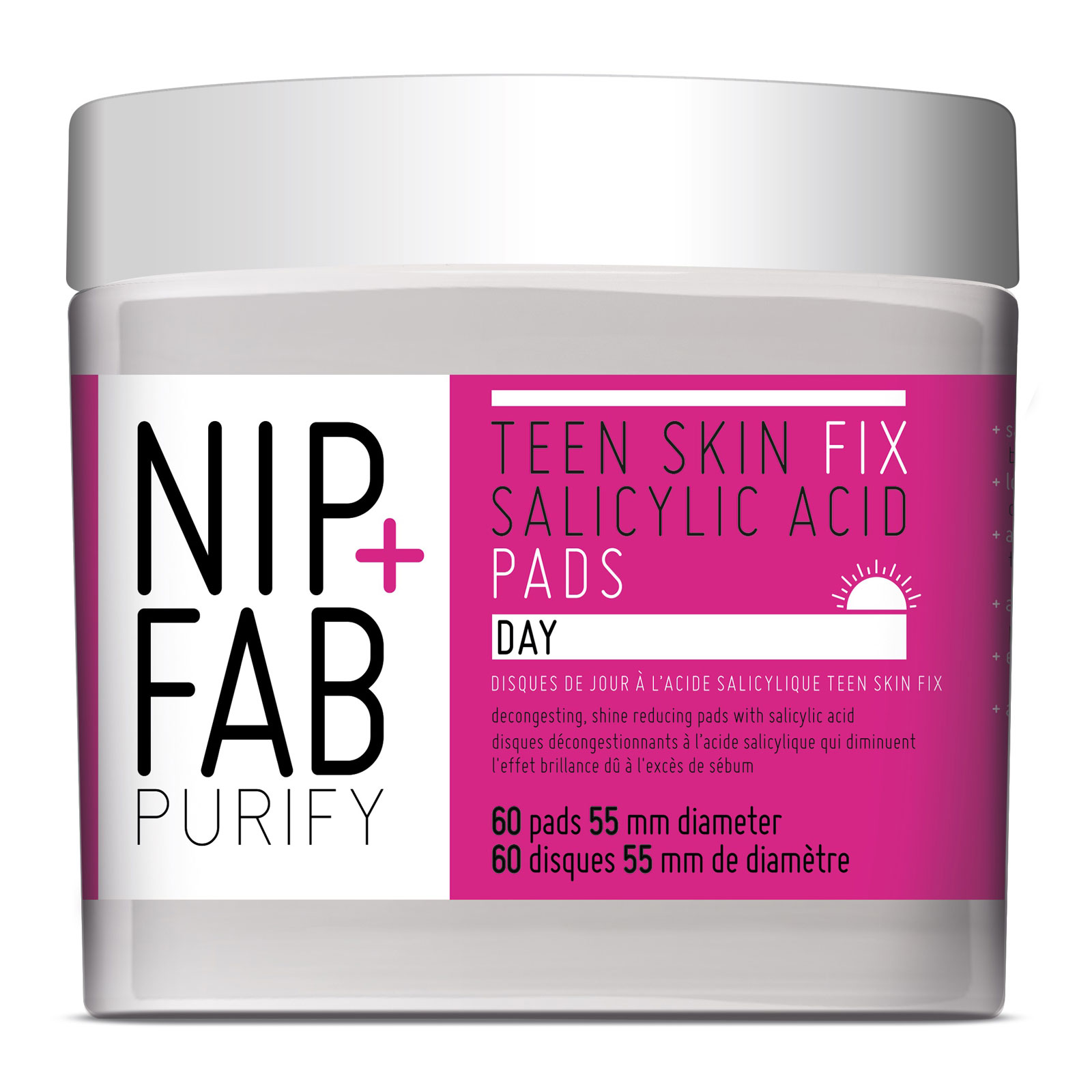NIP+FAB 少年肌肤修护水杨酸日用棉片 x 60