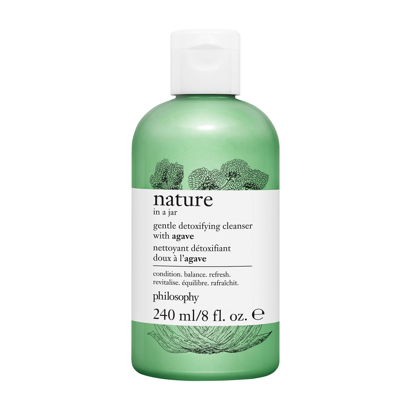 philosophy nature in a jar 龙舌兰净化排毒洁面乳 240ml