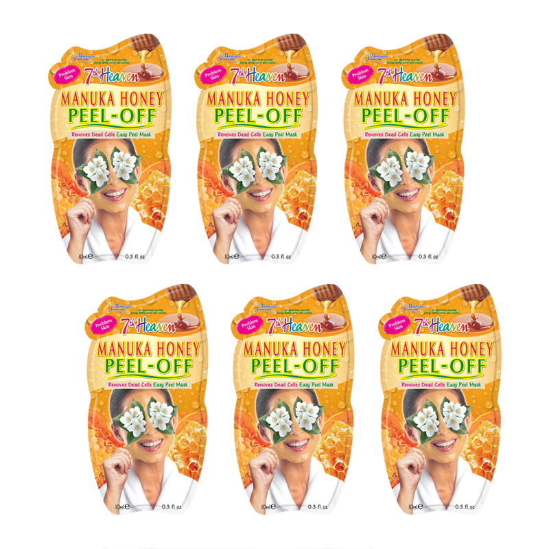 Montagne Jeunesse 梦达俊雅思 麦卢卡蜂蜜去角质面膜六片套装