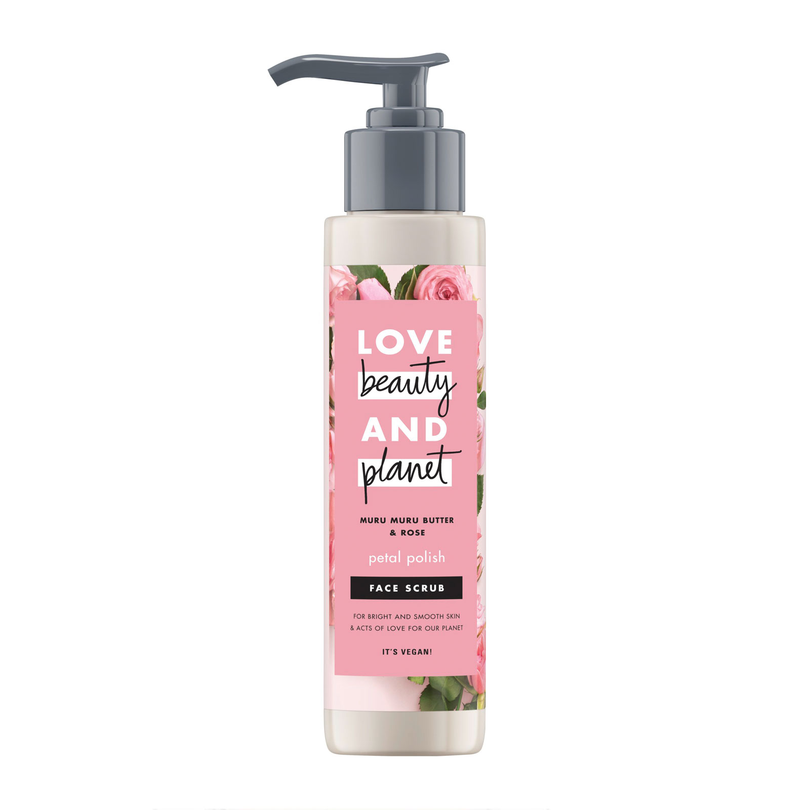 Love Beauty and Planet 花漾星球 天然花瓣去角质净肤保湿面部磨砂膏 125ml