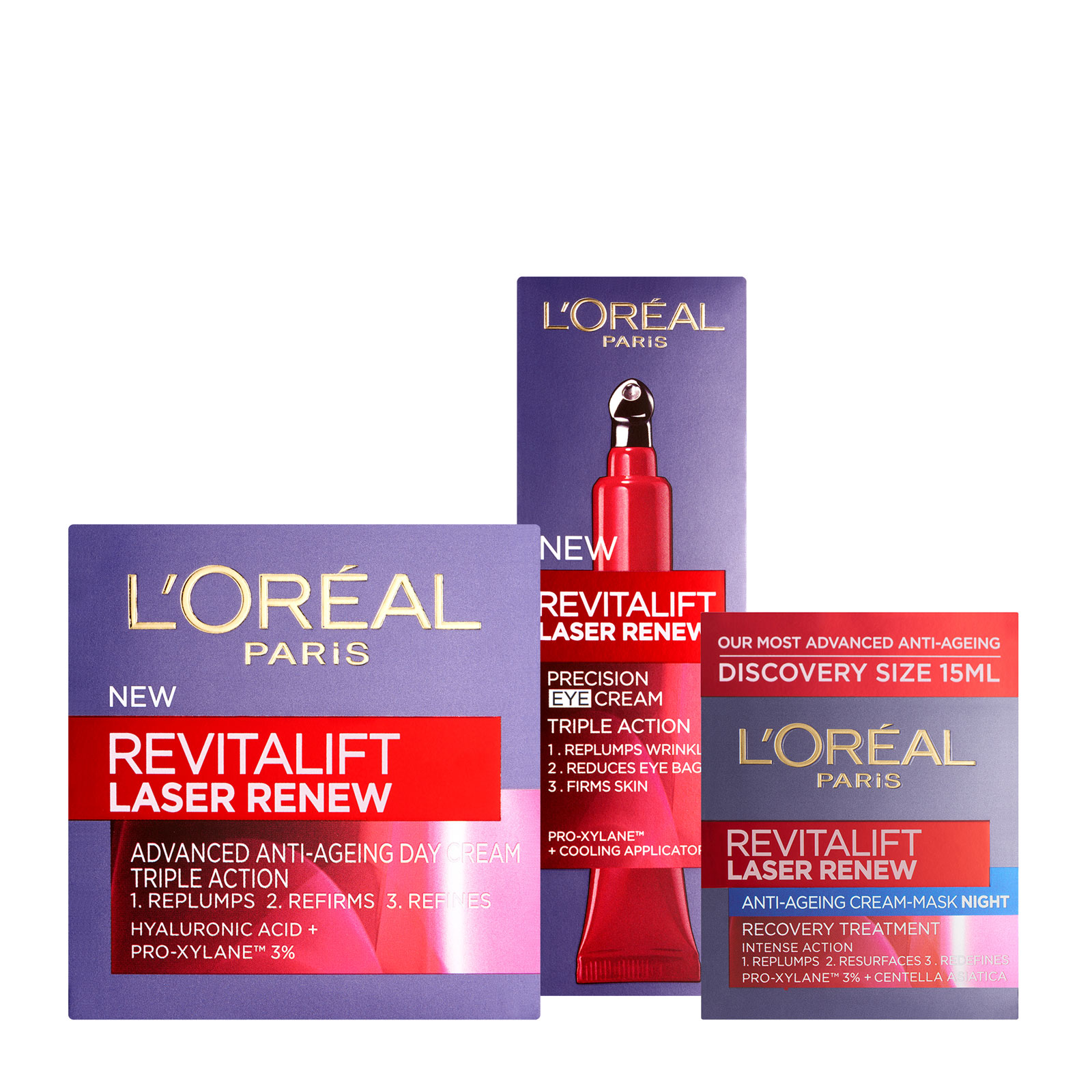 L'Oréal Paris 欧莱雅 复颜光学系列面部护肤三件套装