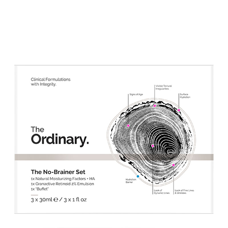 The Ordinary A醇胜肽玻尿酸保湿抗老三件套装