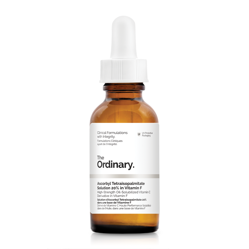 The Ordinary 含20%油溶维他命C维他命F精华 30ml 提亮肤色
