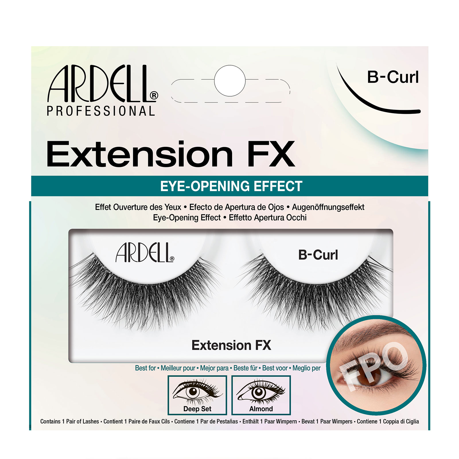 Ardell Extension FX B 纤长卷翘假睫毛 1对