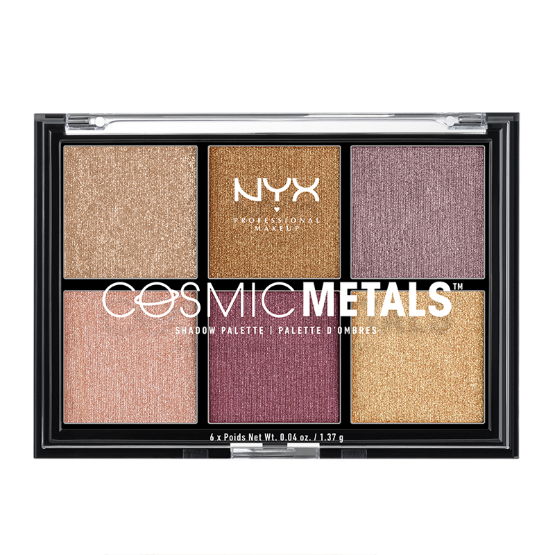 NYX Professional Makeup 金属光泽六色眼影盘