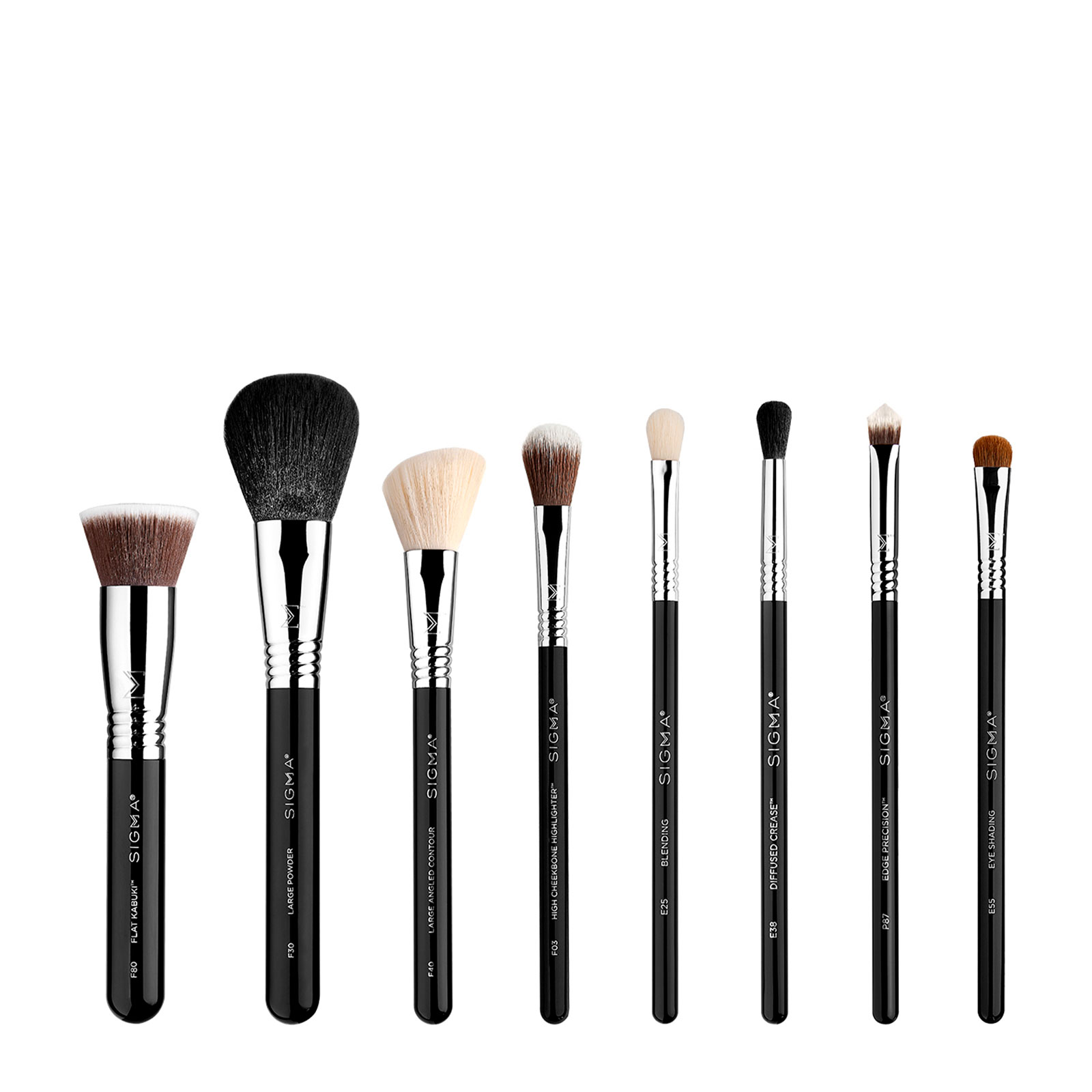 Sigma 面部眼部化妆刷8支套装