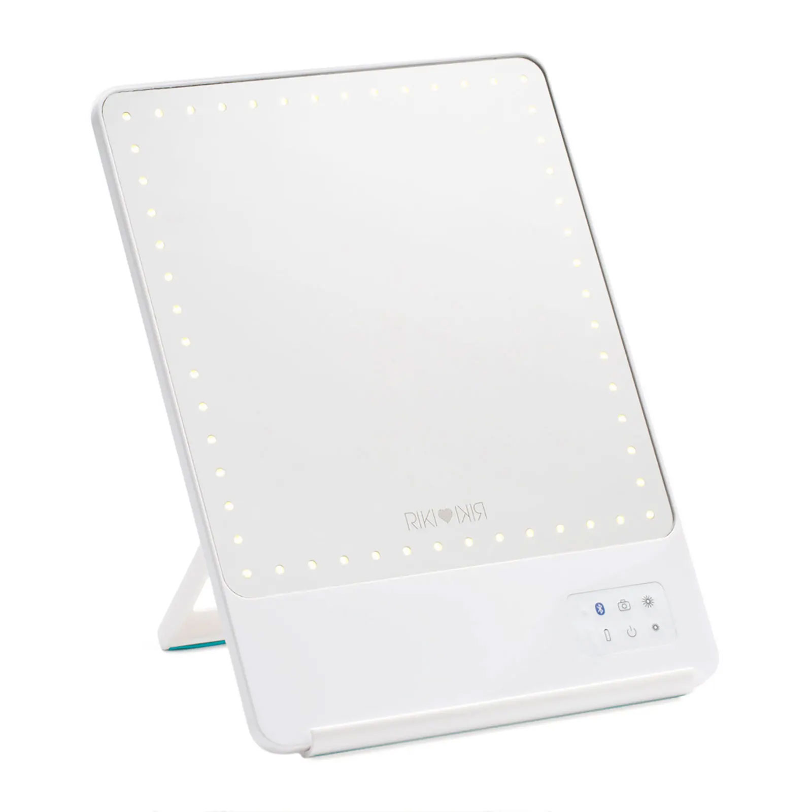 Glamcor Riki 方形便携式带灯化妆镜