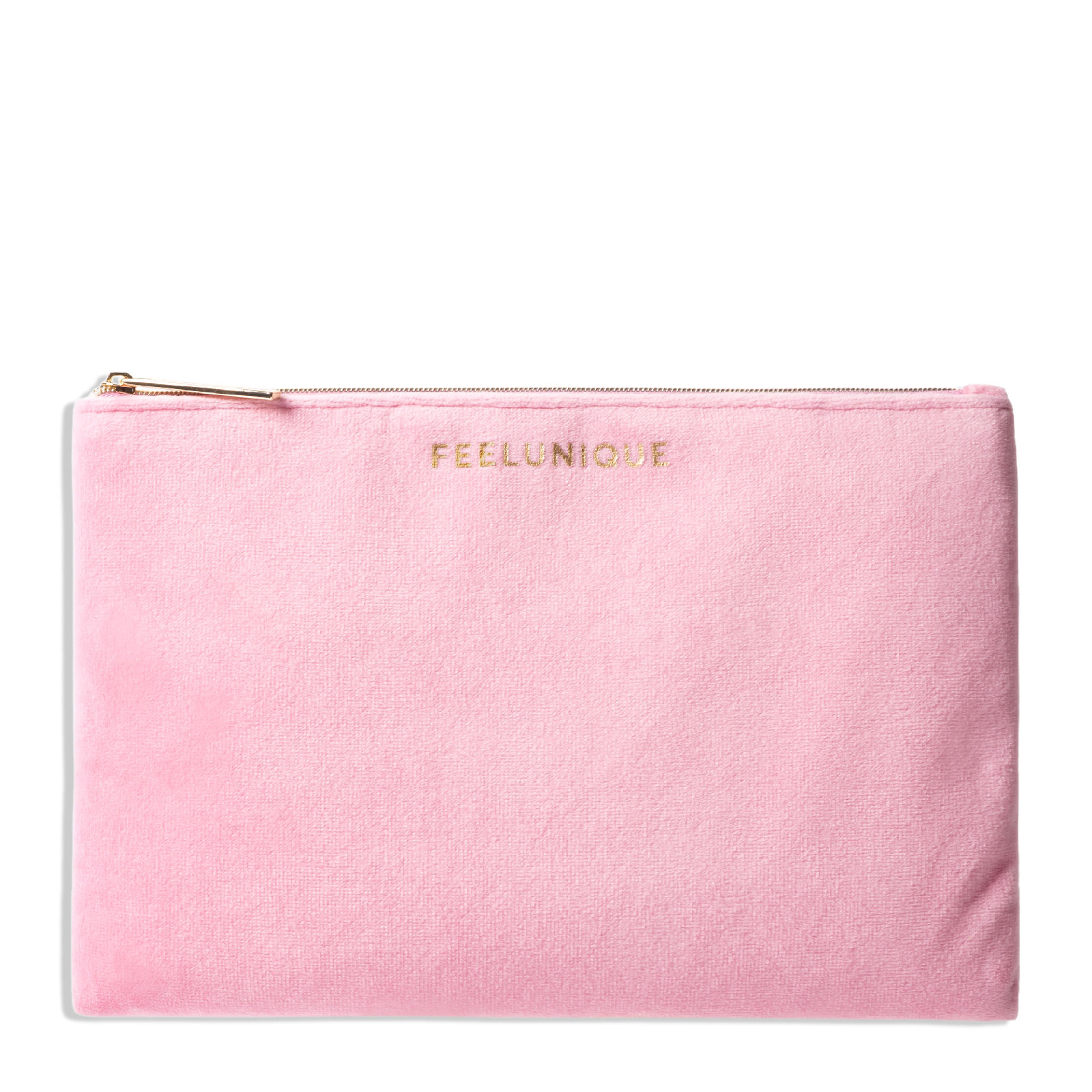 Feelunique 粉色天鹅绒化妆包