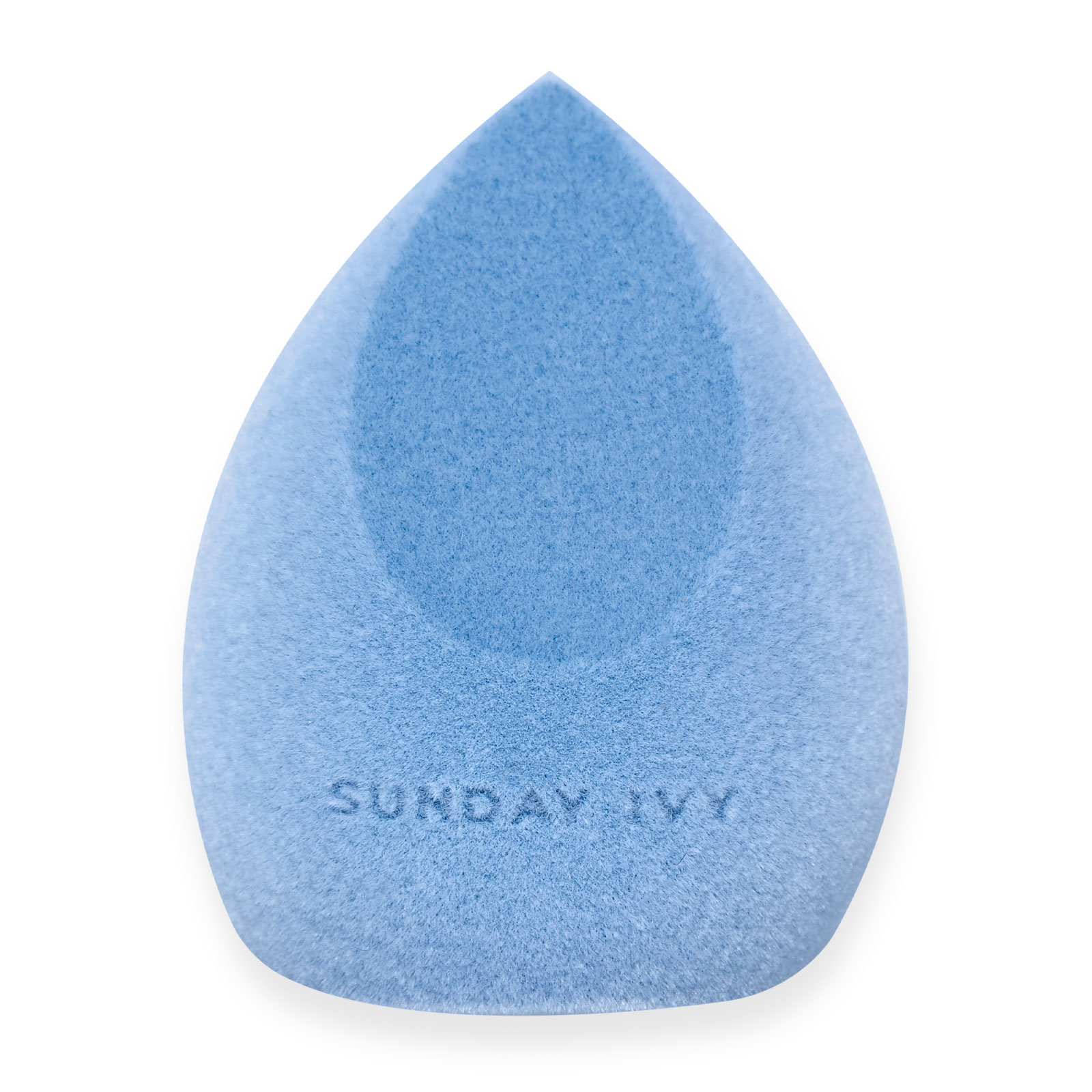 Sunday Ivy 亲水性聚氨酯水滴斜切干湿两用粉扑 蓝色
