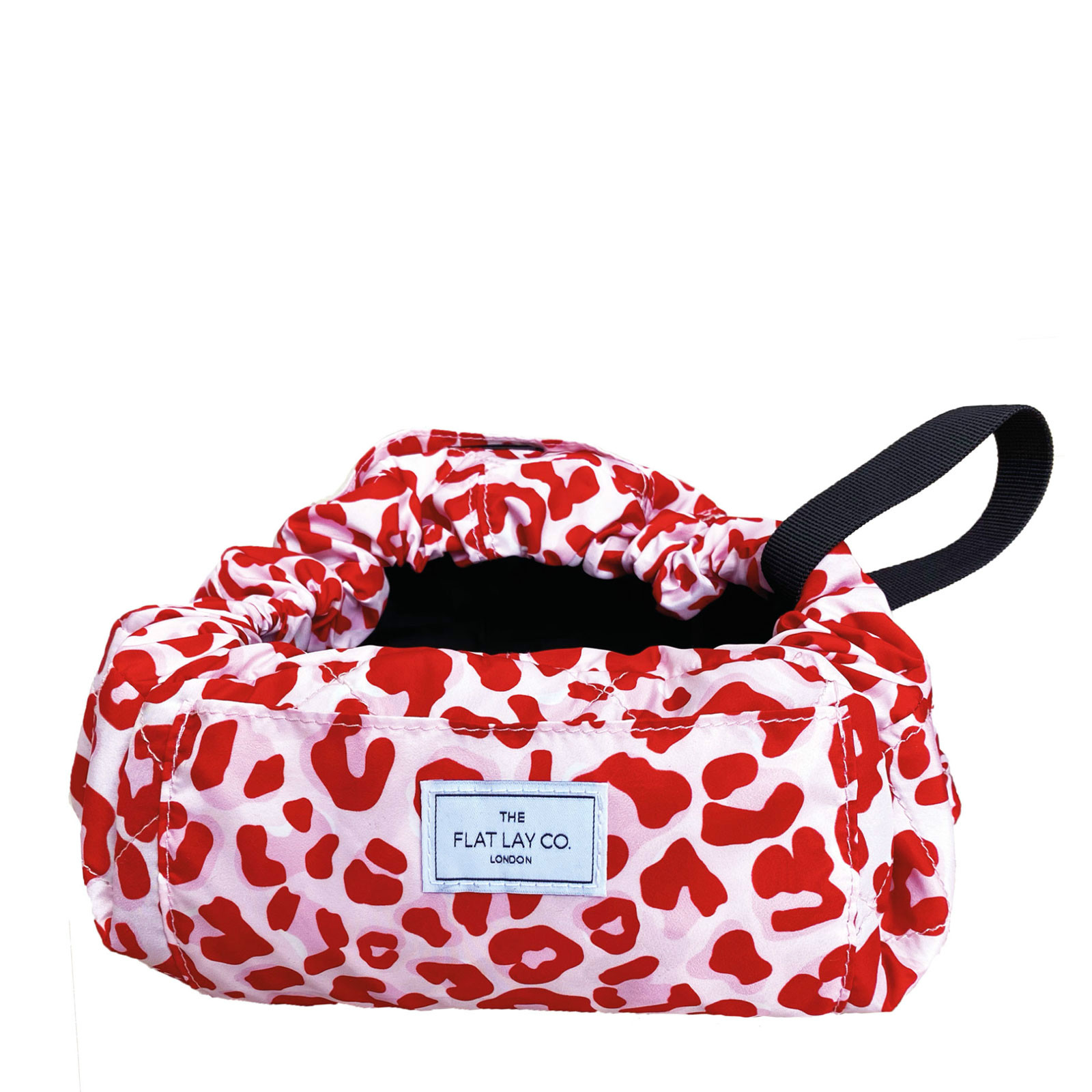 The Flat Lay Co大容量抽绳化妆袋 Pink Leopard