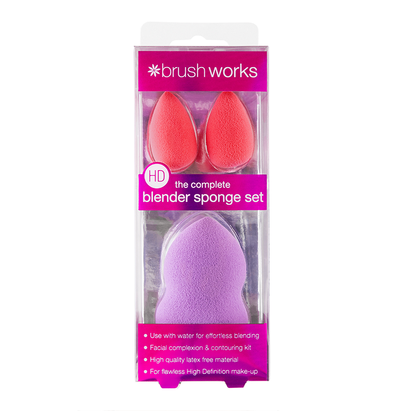 Brushworks HD葫芦水滴美妆蛋三件套装