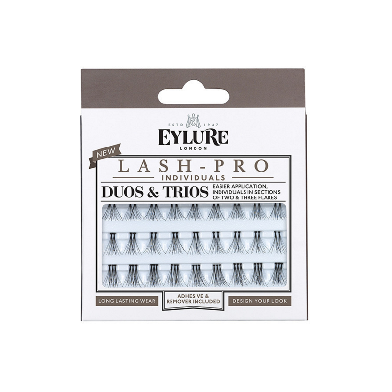 Eylure 2个或3个单组假眼睫毛套装 1件 含粘合剂和去除剂