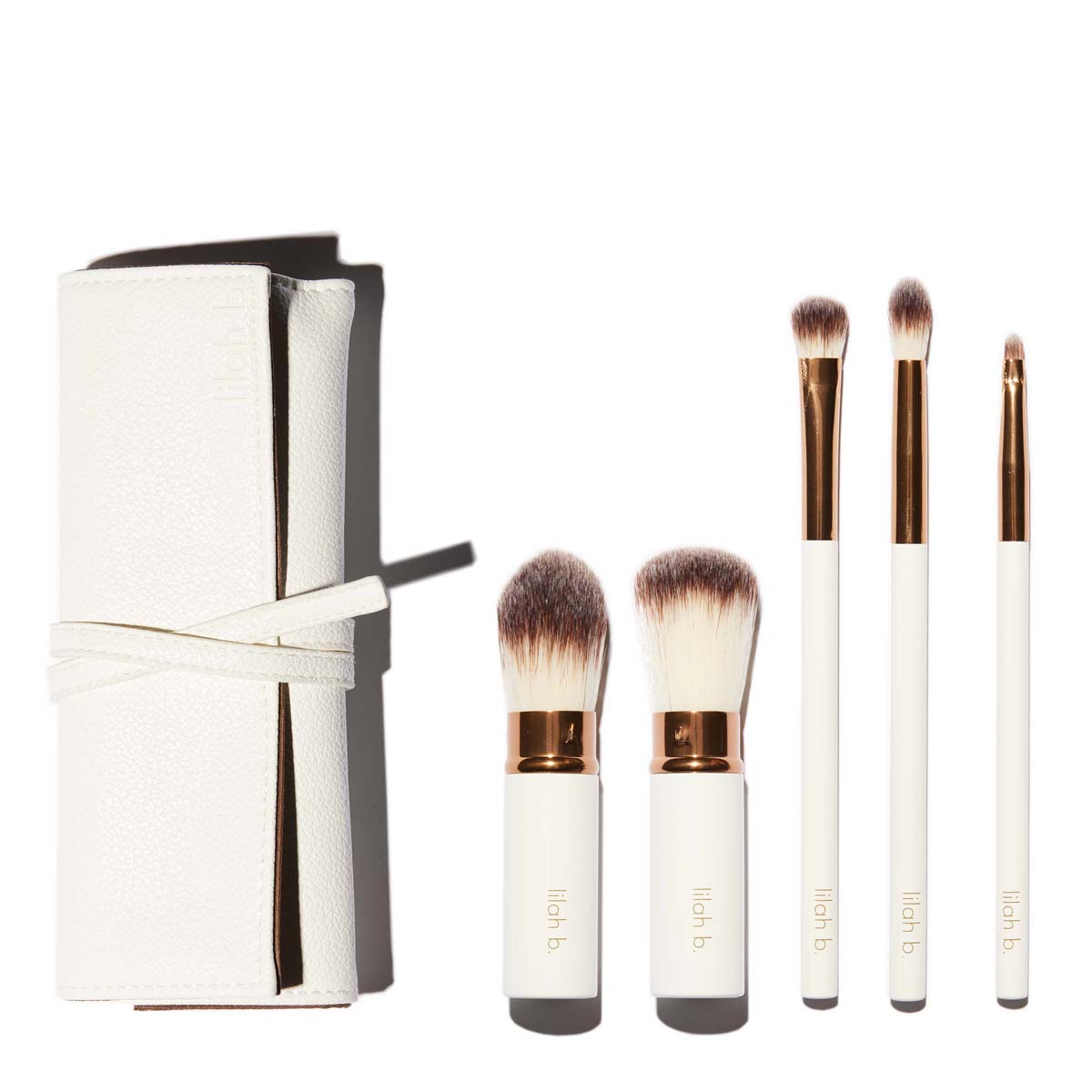 lilah b  面部化妆刷五支套装