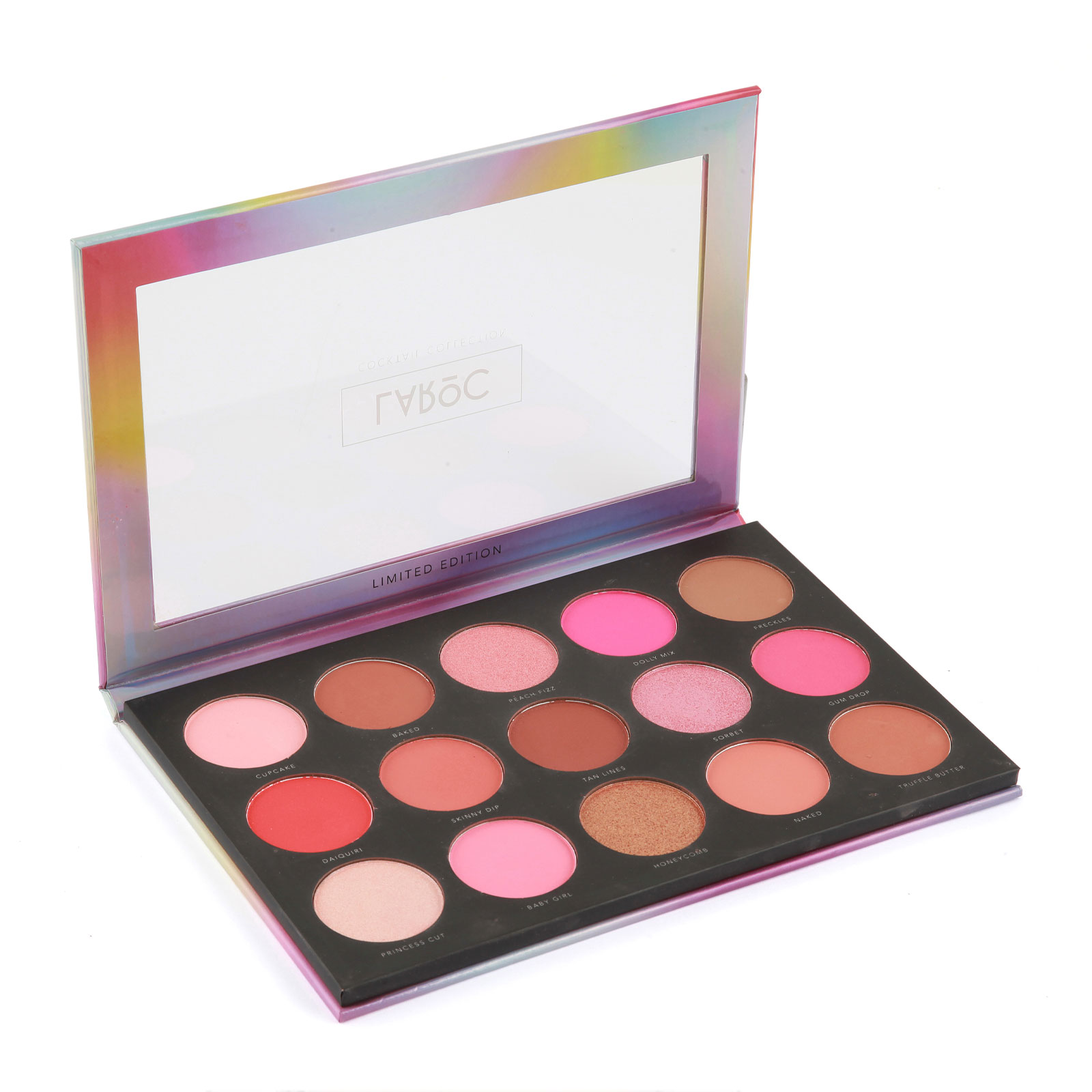 LaRoc Cosmetics 15 Cocktail Collection 15色高光阴影亮肤面部修容盘 1件 Peach Bellini