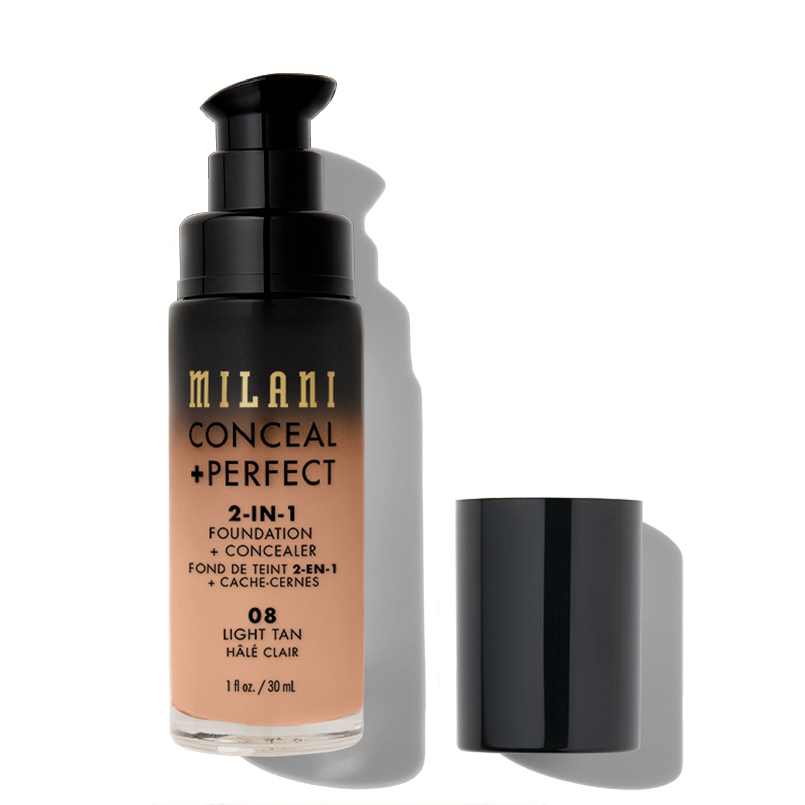 Milani 二合一遮瑕粉底液 30ml LIGHT TAN