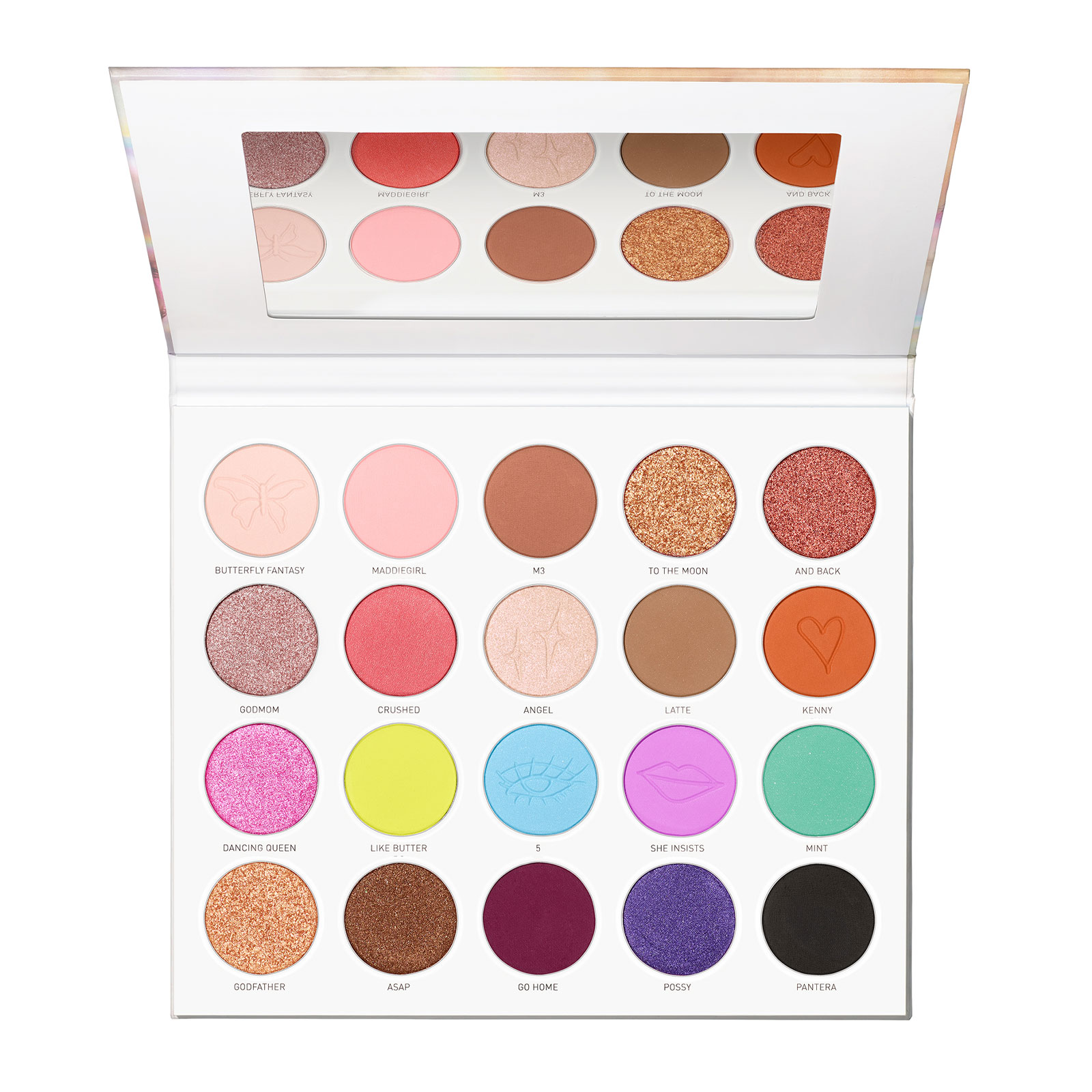 Morphe X Maddie Ziegler联名款20色奇幻之旅眼影盘 32g