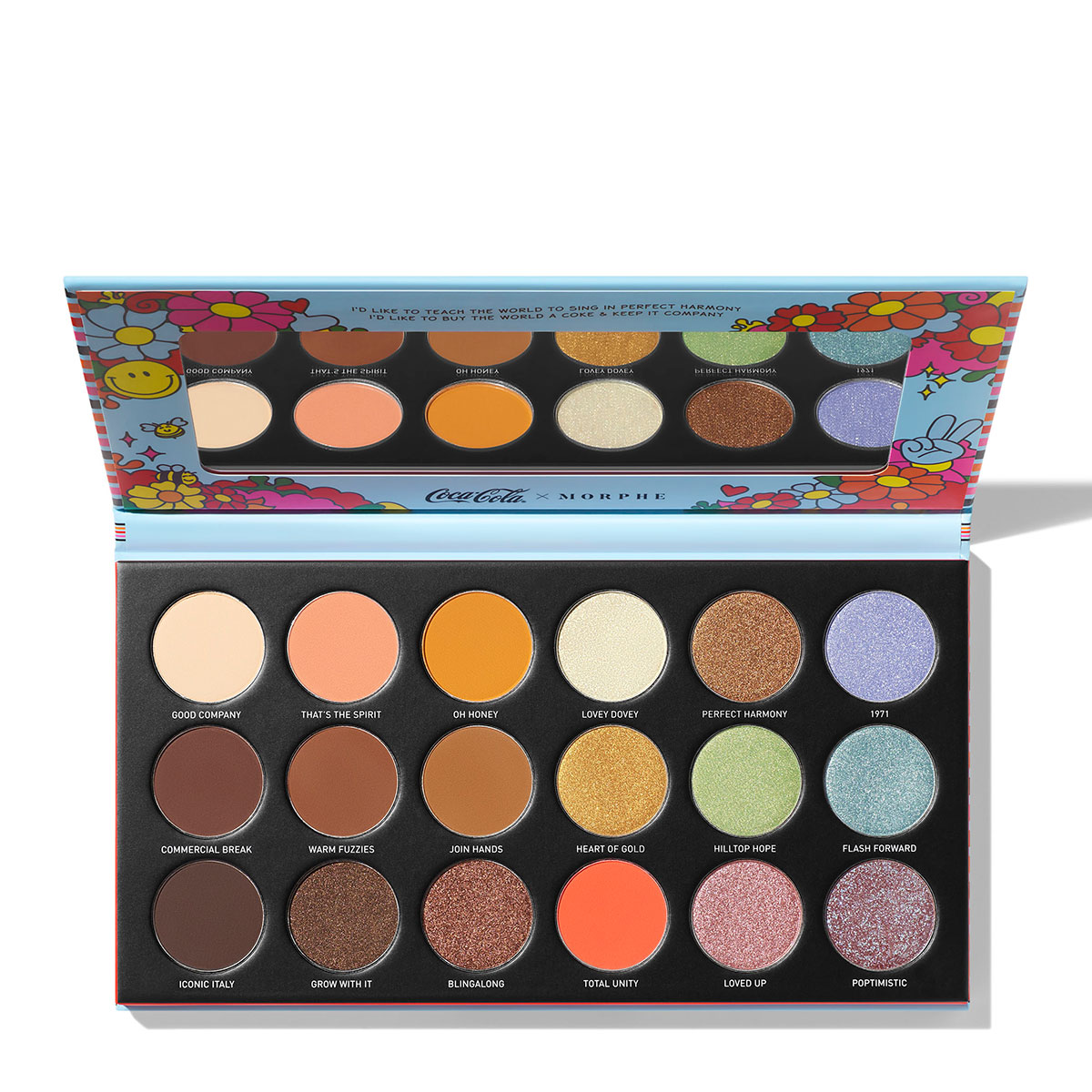 Morphe X Coca-Cola联名款18色眼影盘 Awe Together 19 5g