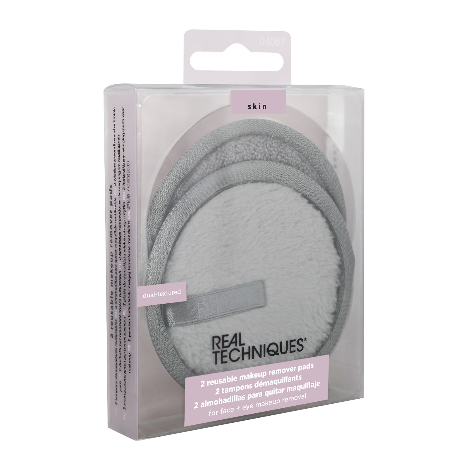 Real Techniques 双面卸妆海绵扑 可重复使用 2个装