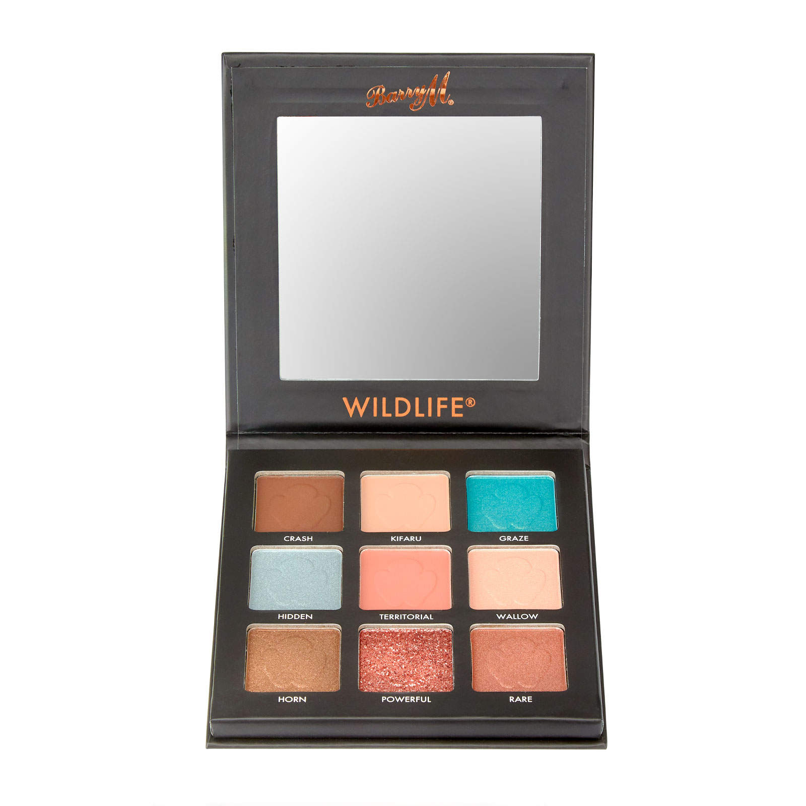 Barry M Wildlife 9色亮彩美妆眼影盘 12.6g Rhino