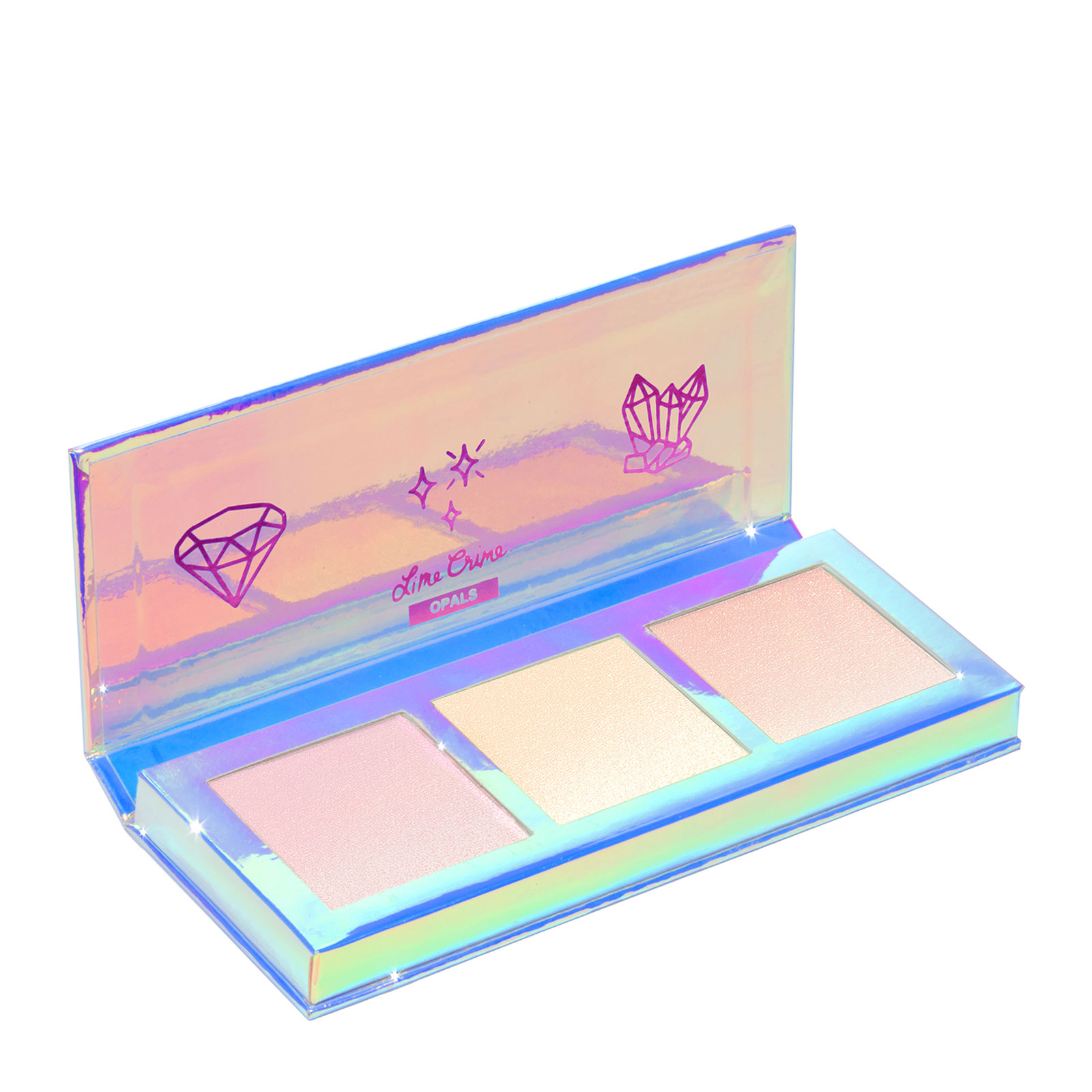 Lime Crime 独角兽 三色高光盘 21g Opals