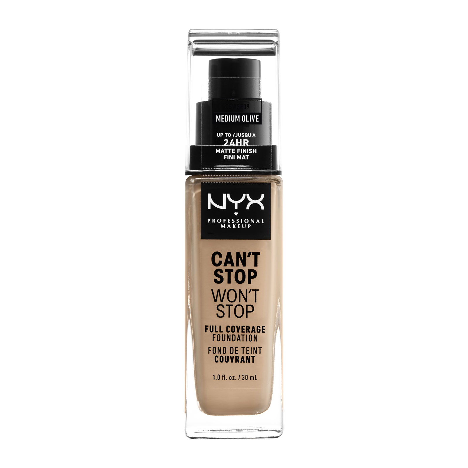 NYX Professional Makeup 从不停止24小时持妆粉底液 30ml